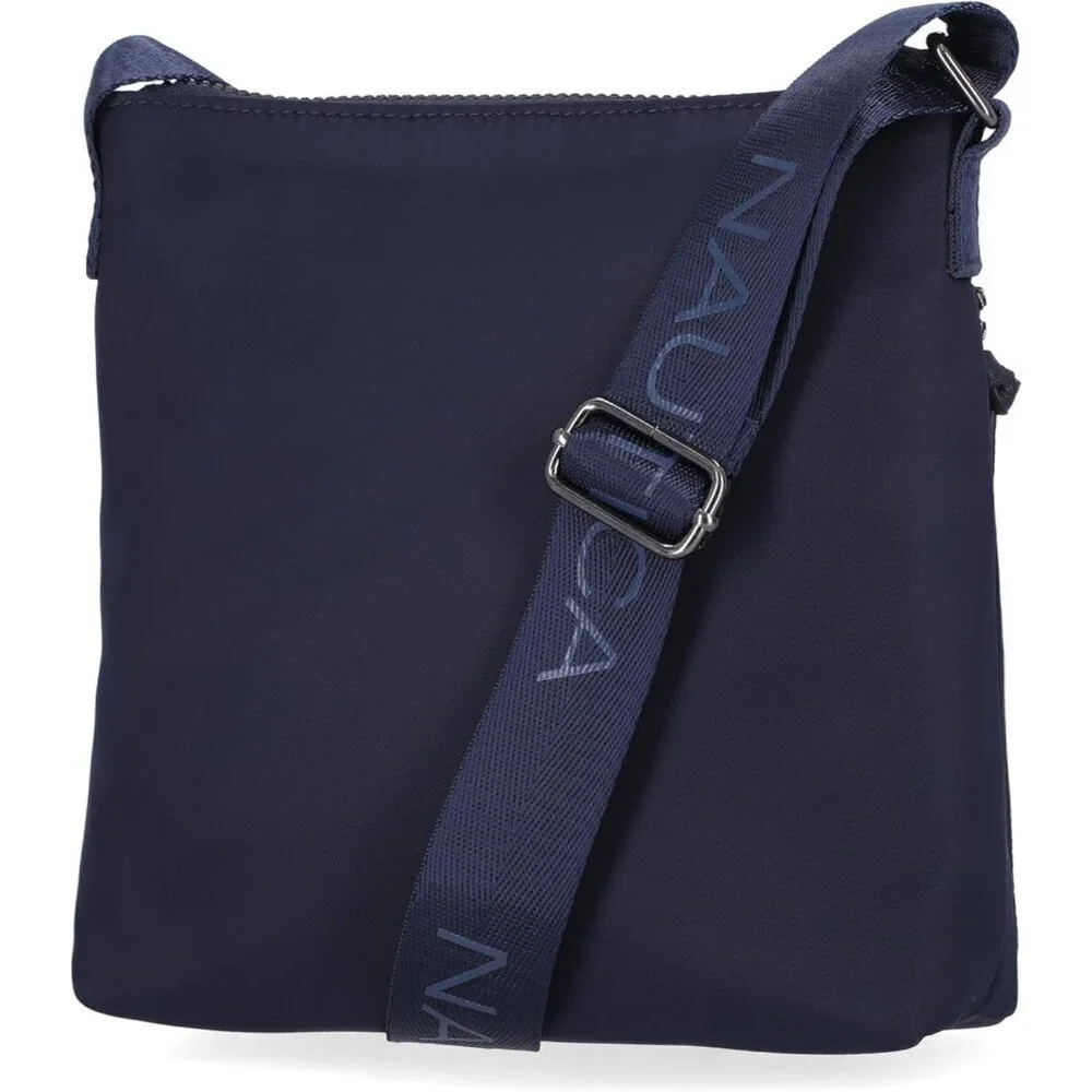 Women's Up Indigo Nylon Crossbody Bag Purse with Adjustable Shoulder Strap